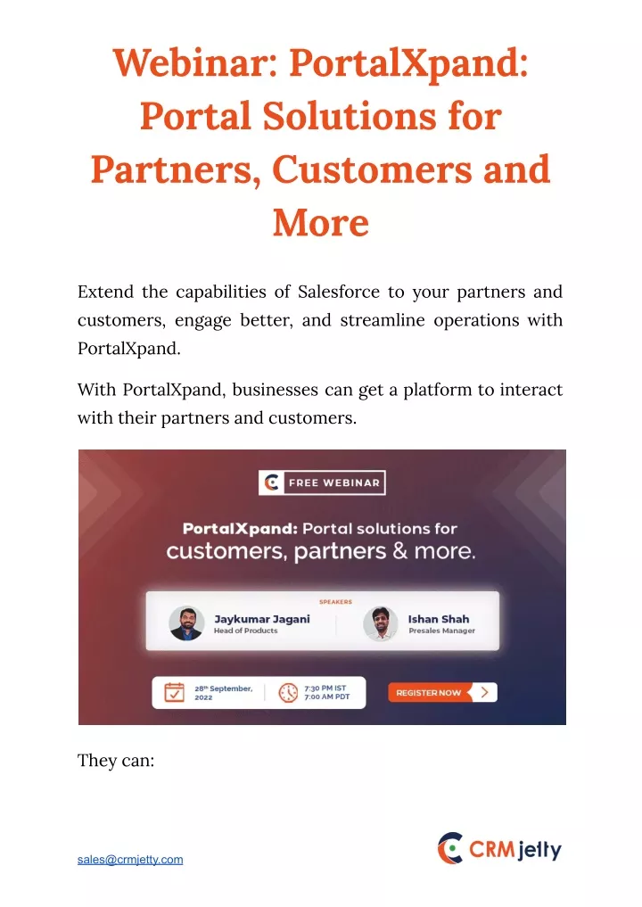 webinar portalxpand portal solutions for partners