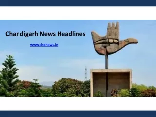 Chandigarh News Headlines