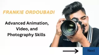 Skills Related to Photography, Video Editing, and Animated Videos