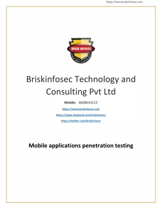 Web Application Penetration Testing