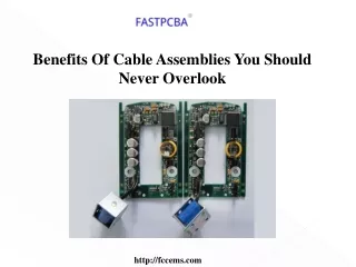 Benefits Of Cable Assemblies You Should Never Overlook