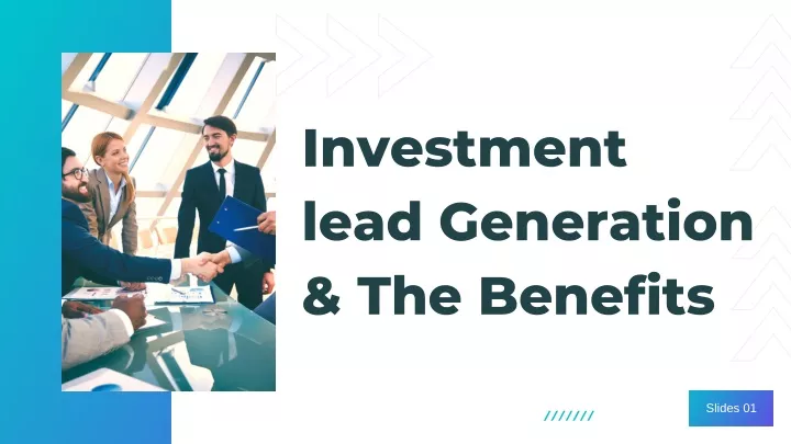investment lead generation the benefits