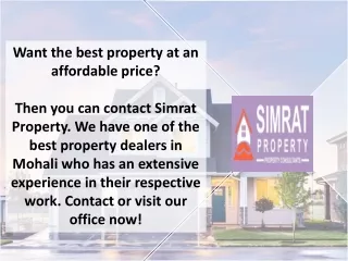 Property Dealers in Mohali