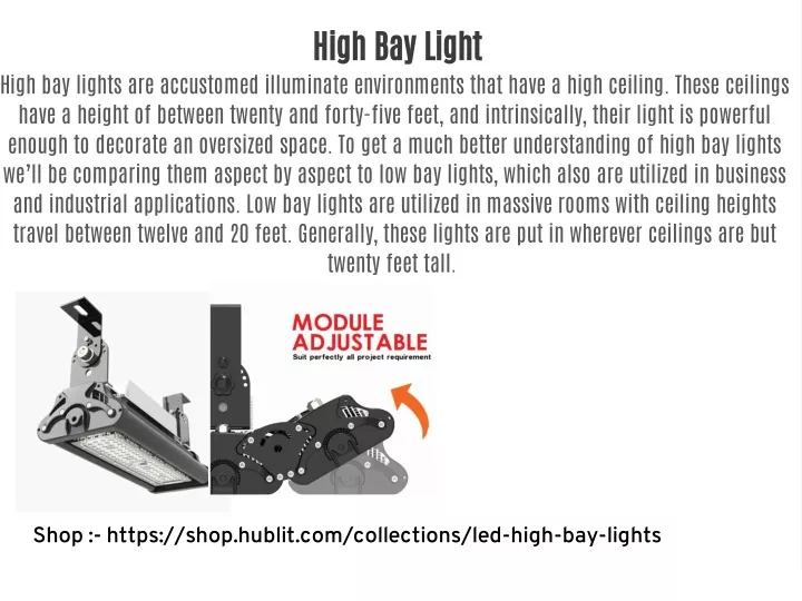 high bay light