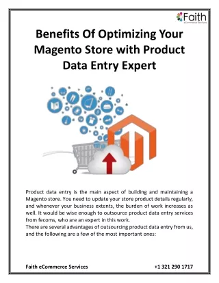 benefits of optimizing your magento store with