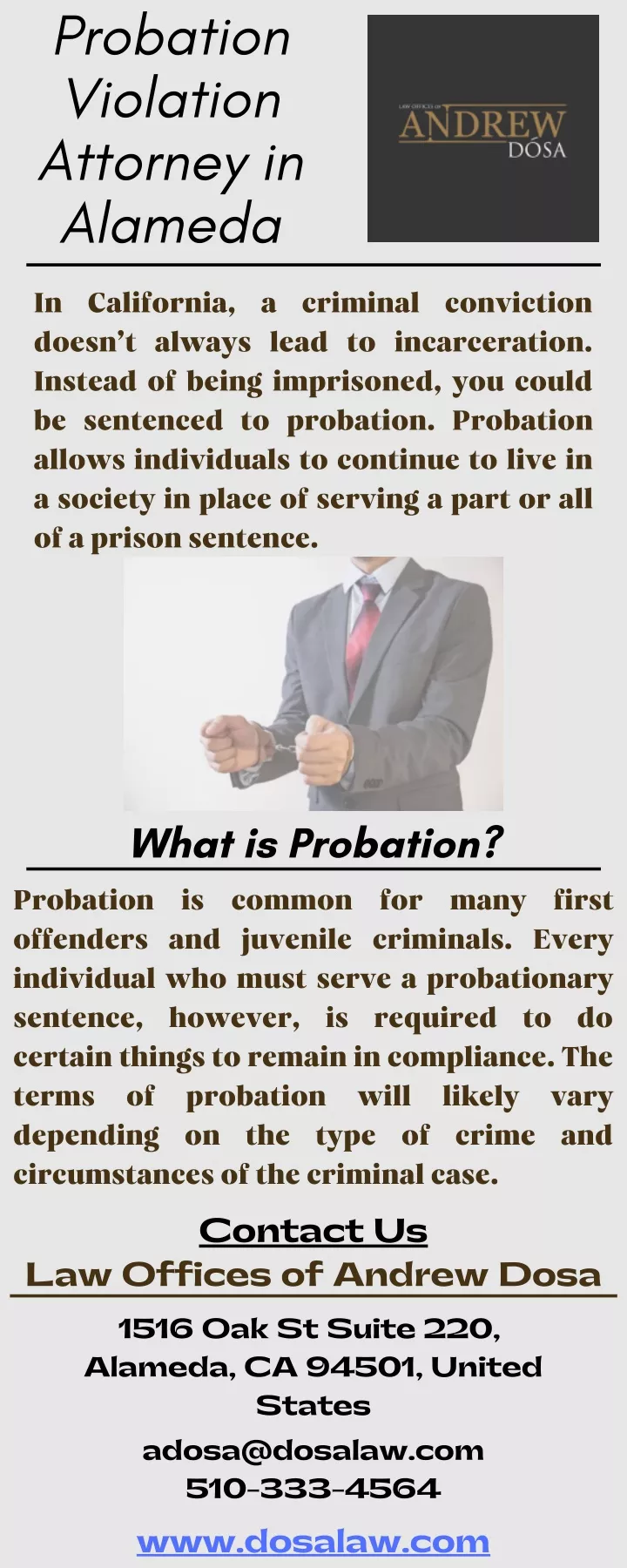 probation violation attorney in alameda