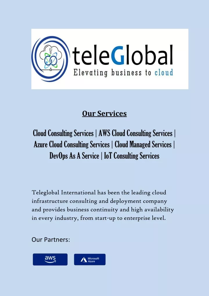 our services