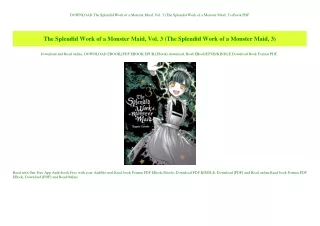 DOWNLOAD The Splendid Work of a Monster Maid  Vol. 3 (The Splendid Work of a Monster Maid  3) eBook