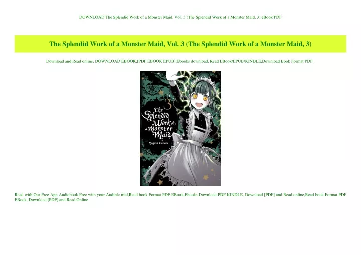 download the splendid work of a monster maid