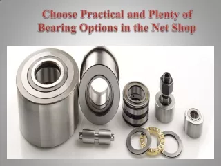 Choose Practical and Plenty of Bearing Options inthe Net Shop