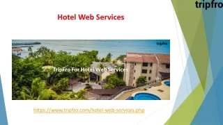 hotel web services