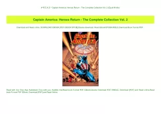 #^R.E.A.D.^ Captain America Heroes Return - The Complete Collection Vol. 2 (Epub Kindle)