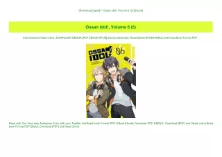 [Download] [epub]^^ Ossan Idol!  Volume 6 (6) [Ebook]