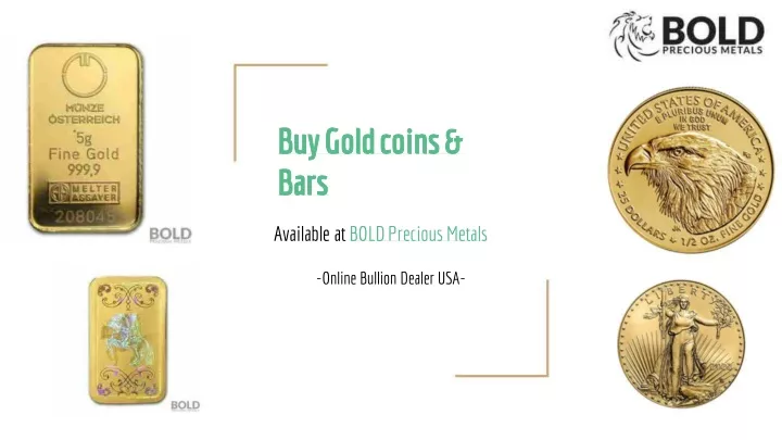 buy gold coins bars