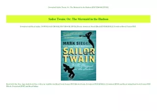 Download Sailor Twain Or The Mermaid in the Hudson [PDF EBOOK EPUB]