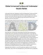 Global Unmanned Surface and Underwater Vessels Market - slide 1