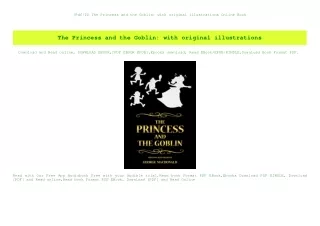 pdf the princess and the goblin with original