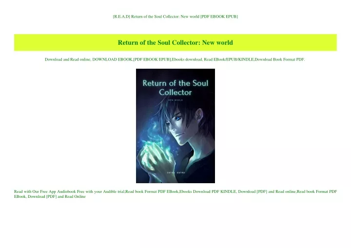 r e a d return of the soul collector new world
