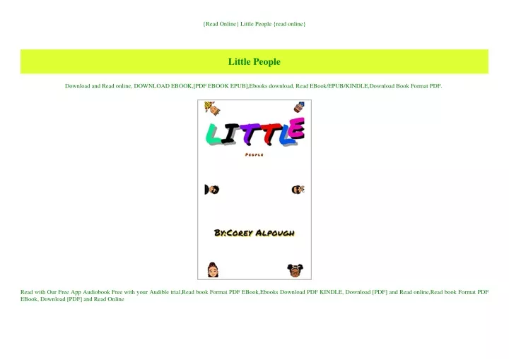 read online little people read online