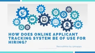 how does online applicant tracking system