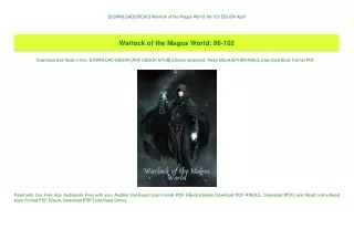 [DOWNLOAD] [READ] Warlock of the Magus World 86-102 EBOOK #pdf