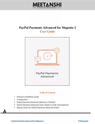 paypal payments advanced for magento 2 user guide