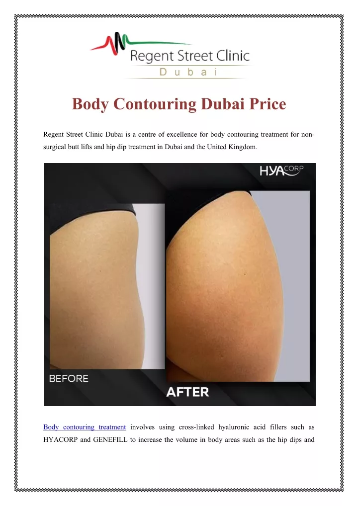 body contouring dubai price