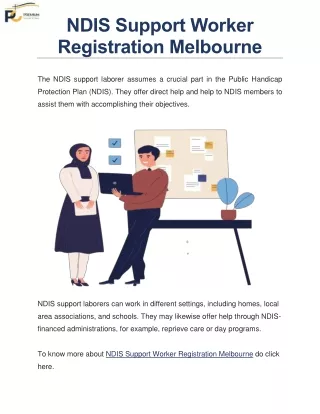 ndis support worker registration melbourne