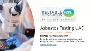 asbestos testing uae