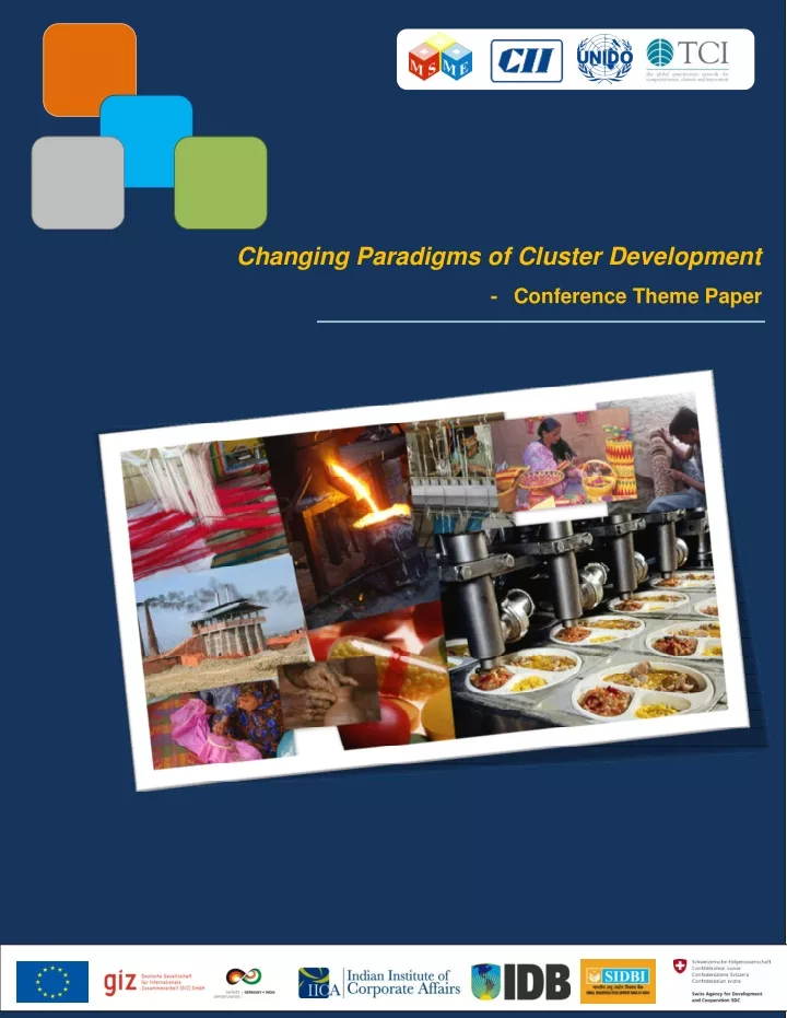 changing paradigms of cluster development