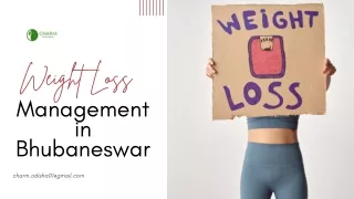 Weight Loss Management in Bhubaneswar