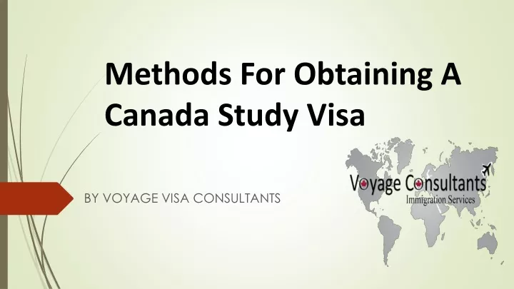 methods for obtaining a canada study visa