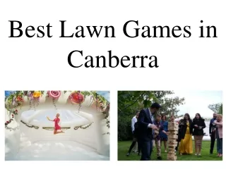 Best Lawn Games in Canberra