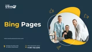 bing pages
