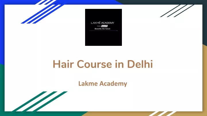 hair course in delhi