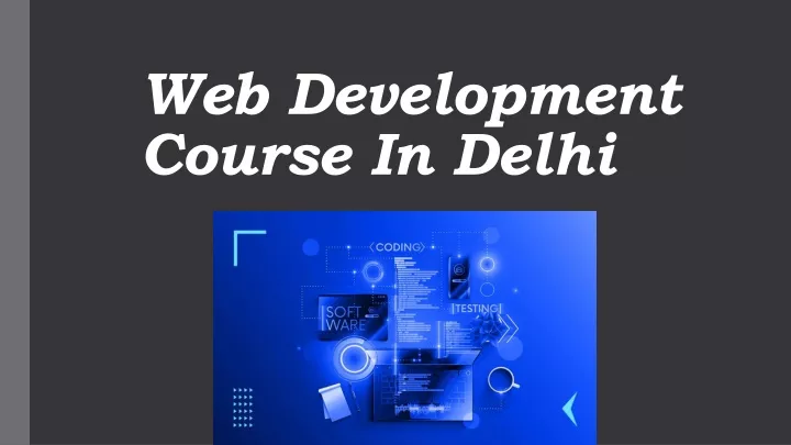 web development course in delhi