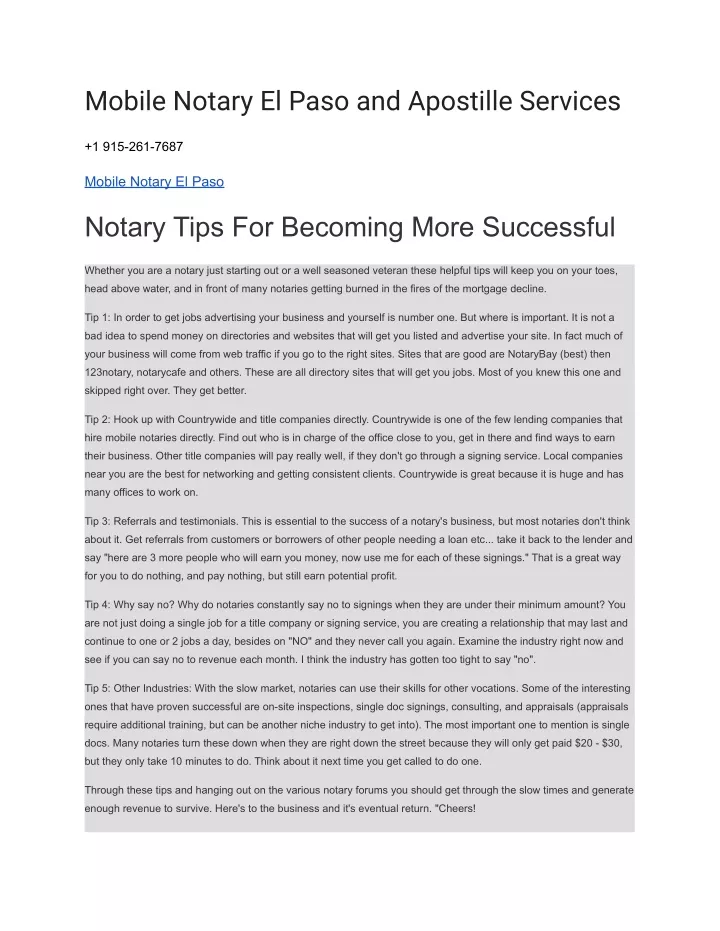 mobile notary el paso and apostille services
