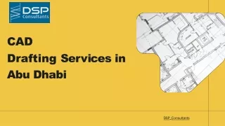 CAD Drafting Services Abu Dhabi