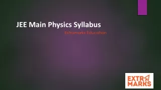 jee main p hysics s yllabus
