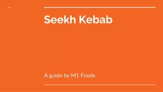 seekh kebab