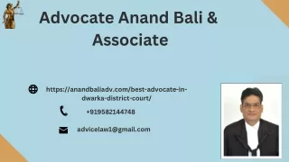 Best Lawyer for criminal law in Dwarka.