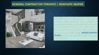 General Contractor Toronto