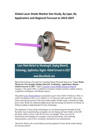 global laser diode market size study by type