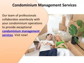 Condominium Management Services