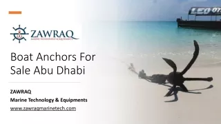 Boat Anchors For Sale Abu Dhabi_