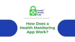 How Does a Health Monitoring App Work