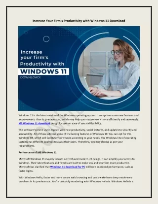 increase your firm s productivity with windows