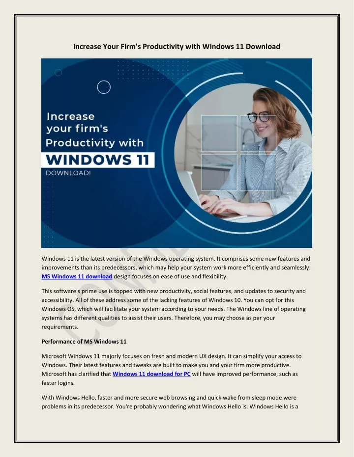 increase your firm s productivity with windows