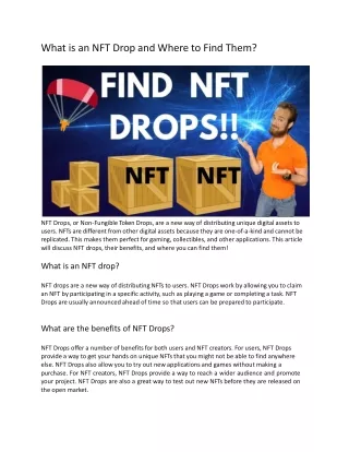 What is an NFT Drop and Where to Find Them.docx