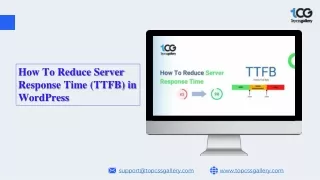 how to reduce server response time ttfb